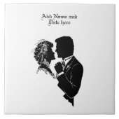 BRAUT U. BRÄUTIGAM FLIESE (Vorderseite)