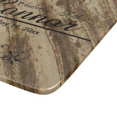 Braut-u. Bräutigam-Hochzeit auf Text des Schneidebrett (Ecke)