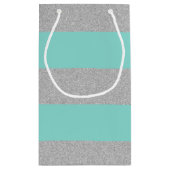 BRAUT u. Co blaue und silberne Kleine Geschenktüte (Rückseite)