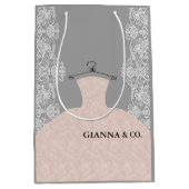 BRAUT u. Co hier kommt die Braut-Geschenk-Tasche Mittlere Geschenktüte (Vorderseite)
