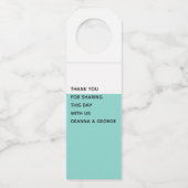 BRAUT u. Co Sie u. ich Flaschenanhänger (Rückseite)