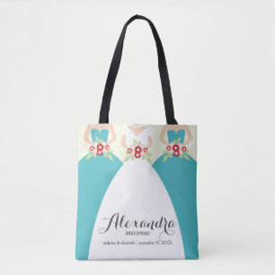 Braut u. ihre Brautjungfern, die Party-Tasche Tasche