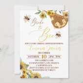 Braut um Bridal-Dusche Einladung Honey Comb (Vorderseite)