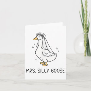 Braut um Hochzeit Alberne Brautgöttin Loose Karte