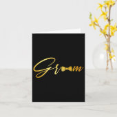 Braut- und Bauernhaus und Ehefrau-Matching-Hochzei Karte (Gelbe Blume)