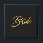 Braut- und Bauernhaus und Ehefrau-Matching-Hochzei Magnet<br><div class="desc">Braut- und Bauernhaus und Ehefrau-Matching Hochzeit 1</div>