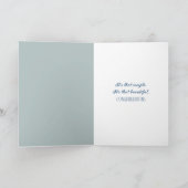 Braut und Baum am Strand Karte (Innenseite)