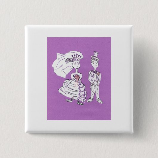 Braut und Boden Button (Vorderseite)