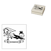 Braut und Boden Gummistempel (Stempel)