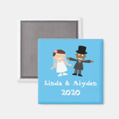 Braut und Boden Magnet (Vorderseite/Rückseite)