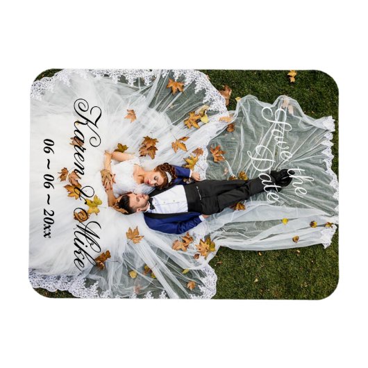 Braut und Boden Magnet (Horizontal)