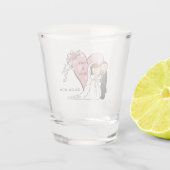 Braut und Bräuche Schnapsglas (Rückseite)
