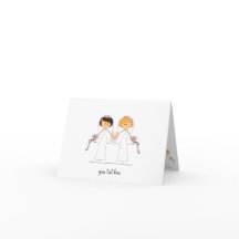 Braut und Braut Hochzeitskarten