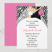 Braut-und Bräutigam-Brautparty-Einladungen Einladung (Vorne/Hinten)