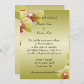 Braut und Bräutigam Einladung (Vorne/Hinten)