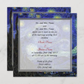 Braut und Bräutigam Einladung zur Hochzeit (Vorne/Hinten)