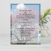 Braut und Bräutigam Einladung zur Hochzeit (Stehend Vorderseite)