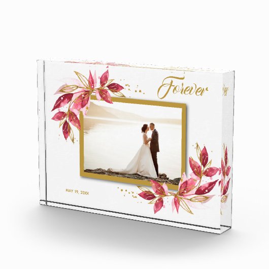 Braut und Bräutigam Fotoblock (Rechts)