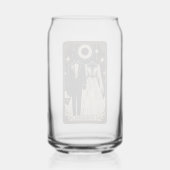 Braut und Bräutigam für Hochzeiten von Tarot Dosenglas (Rückseite)