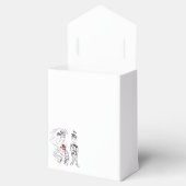 Braut und Bräutigam Geschenkschachtel (Geöffnet)