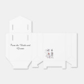 Braut und Bräutigam Geschenkschachtel (Ungefaltet)