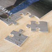 Braut und Bräutigam, glücklich immer danach, Brauc Puzzle (Seite)