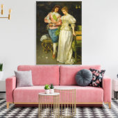 Braut und Bräutigam (Hochzeit und Ehe) Leinwanddruck (Insitu (Wohnzimmer))