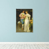 Braut und Bräutigam (Hochzeit und Ehe) Leinwanddruck (Insitu (Holzboden))