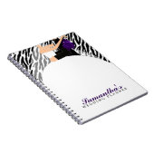 Braut-und Bräutigam-Hochzeits-Planer {dunkles Notizblock (Rechte Seite)