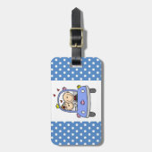 Braut und Bräutigam im Auto-Gepäckanhänger Gepäckanhänger (Vorderseite vertikal)