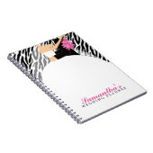 Braut-und Bräutigam-kundenspezifischer Notizblock (Rechte Seite)