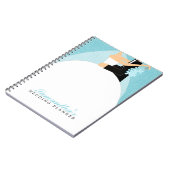 Braut-und Bräutigam-kundenspezifischer Notizblock (Linke Seite)