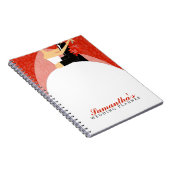 Braut-und Bräutigam-kundenspezifischer Notizblock (Rechte Seite)