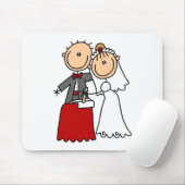 Braut und Bräutigam-Mauspad Mousepad (Mit Mouse)