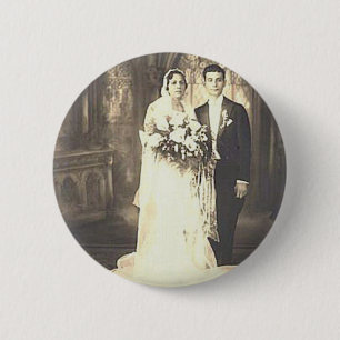 Braut und Bräutigam Romantische Hochzeitsfotografi Button