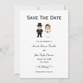 Braut und Bräutigam - Save the Date