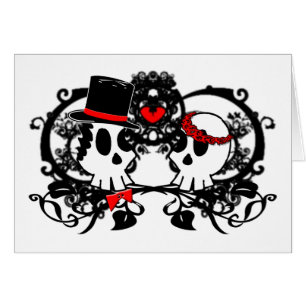 Braut-und Bräutigam-Schädel