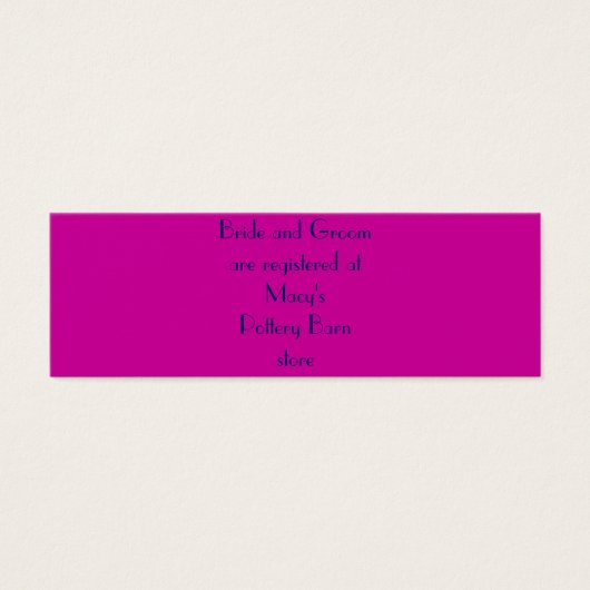 Braut und Bräutigam sind bei.. (Vorderseite)