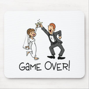 Braut-und Bräutigam-Spiel vorbei Mousepad
