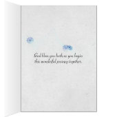 Braut und Bräutigam teilen Gelübde am Strand (Innen (Rechts))