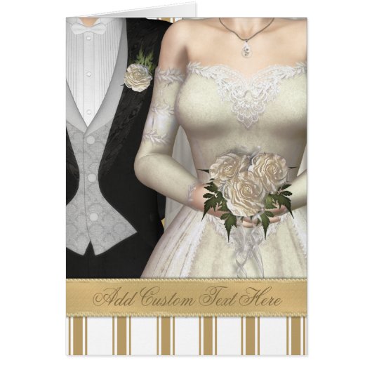 Braut-und Bräutigam-(weiße) Hochzeit (Vorne)
