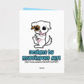 Braut- und Bräutigamkarte Bostons Terrier Karte (Rückseite)