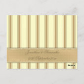 Braut und Elfenbein Hochzeit Tischnummer (Rückseite)