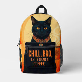 Braut und entspannt bedruckter rucksack