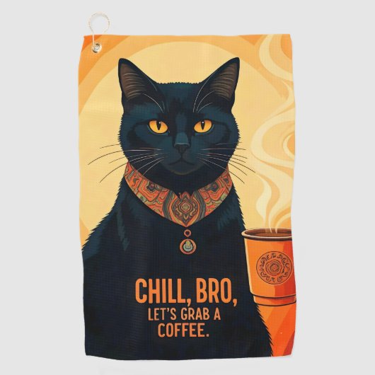 Braut und entspannt golfhandtuch (Vorderseite)