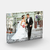 Braut und Foto Hochzeitsblock (Links)