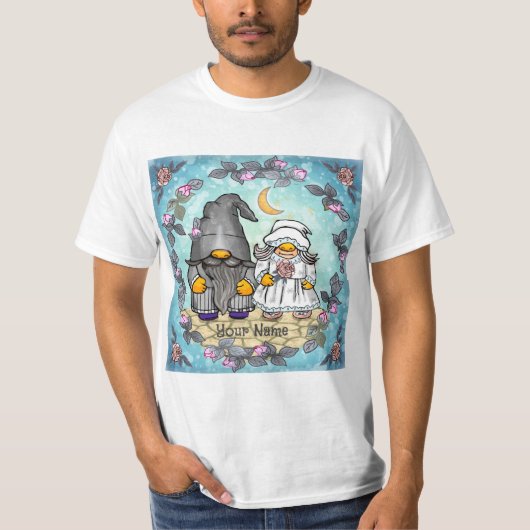 Braut und Gärnome T-Shirt (Vorderseite)