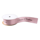 Braut und Groom Almond Blossom Pink Satinband (Spule)