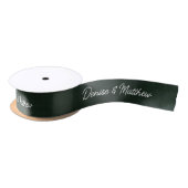 Braut und Groom Emerald Satinband (Spule)