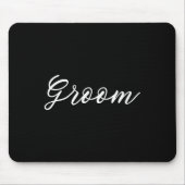 Braut und Groom Flitterwochen, nur verheiratet Mousepad (Vorne)